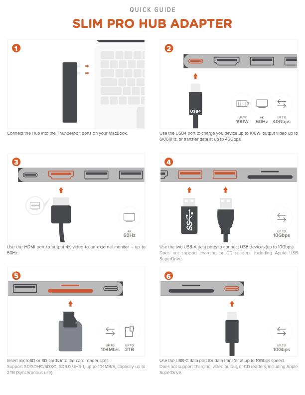 Quick Guide And Instructional Manual Satechi