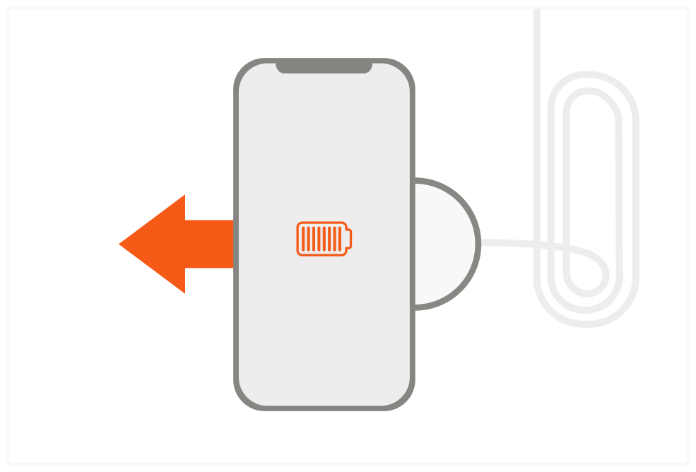 USB-C Magnetic Wireless Charging Cable (ST-UCQIMCM) Quick Start Guide step 4: Remove your iPhone from the charger once the battery is fully charged.