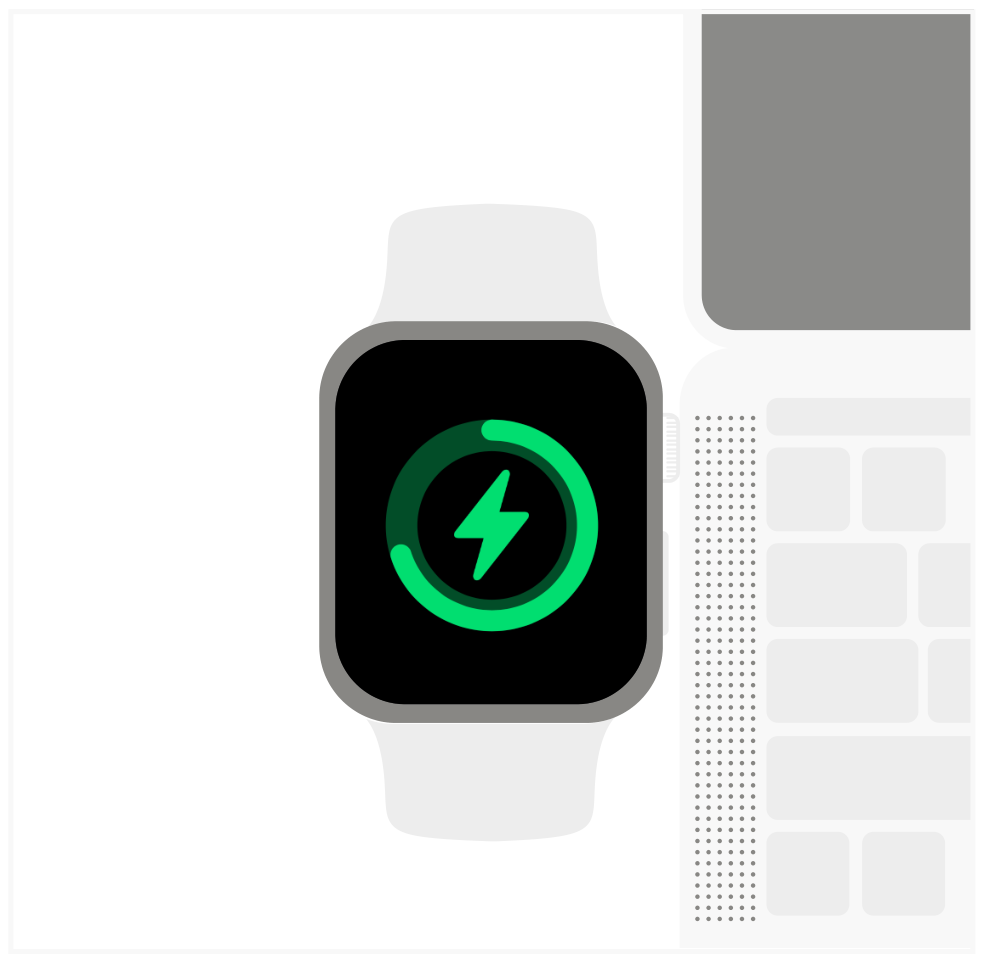 USB-C Magnetic Charging Dock for Apple Watch (ST-TCMCAWM) Quick Start Guide step 3: Apple Watch will light up and automatically start charging.