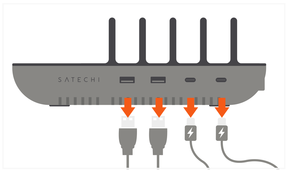 Dock5 Multi-Device Charging Station with Wireless Charging (ST-WCS5PM) Quick Start Guide step 5: Remove devices from Charging Station when fully charged.