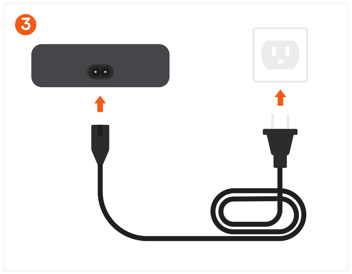 ChargeView™ 240W Desktop Charger (ST-C6CV240C-US) Quick Start Guide, Install & connect step 3: Connect the C7 Power Cord