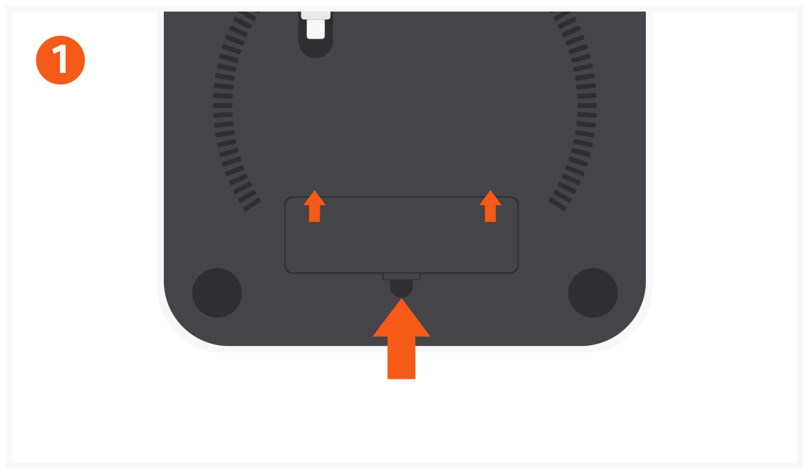Stand & Hub for Mac Mini / Studio with NVMe SSD Enclosure (ST-GMMSHS) Quick Start Guide step 1: Remove SSD enclosure cover on the bottom of the stand.