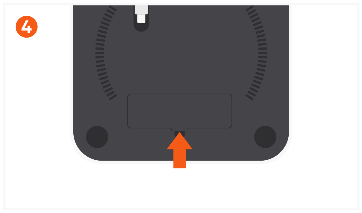 Stand & Hub for Mac Mini / Studio with NVMe SSD Enclosure (ST-GMMSHS) Quick Start Guide step 4: Put the enclosure cover back on and flip stand back over.