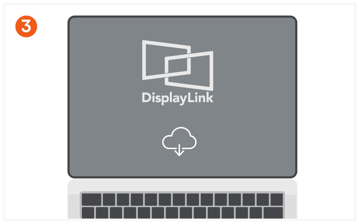 Thunderbolt 4 Dock with DisplayLink (ST-DT4MDM-US / -EU) Quick Start Guide step 3: Download and install DisplayLink software on your host device: