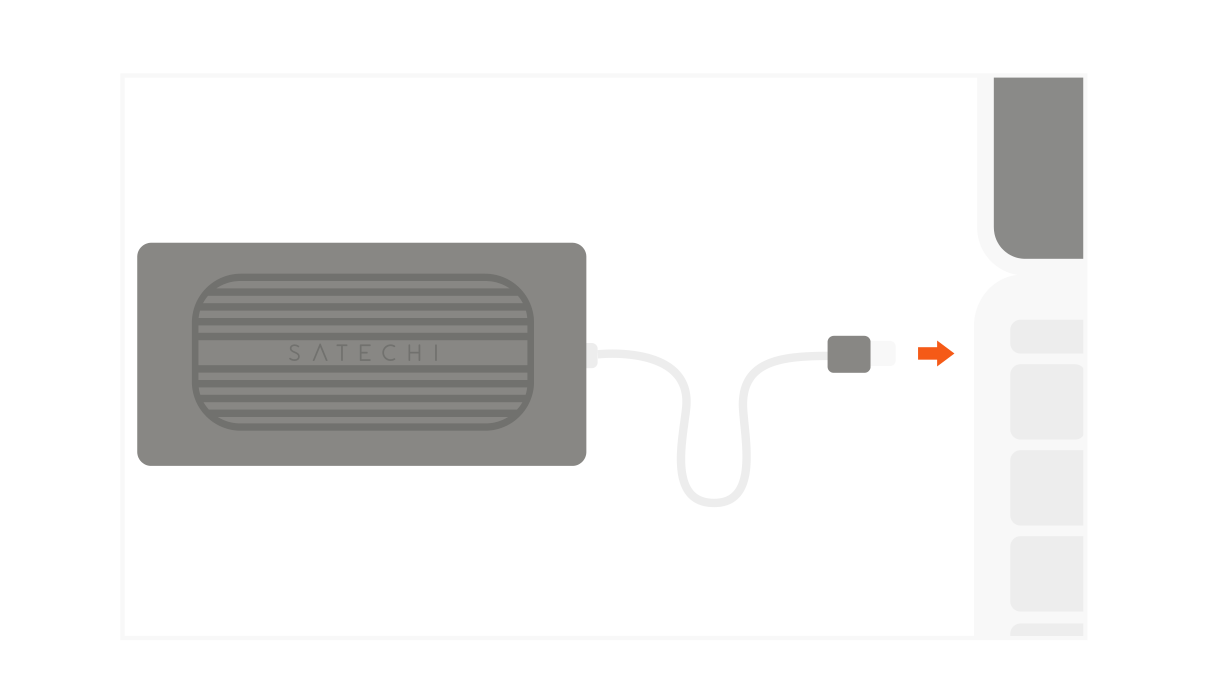 USB-C Multiport MX Adapter (ST-UCMXAM) Quick Start Guide step 1: Connect the adapter to an USB-C port on your device.