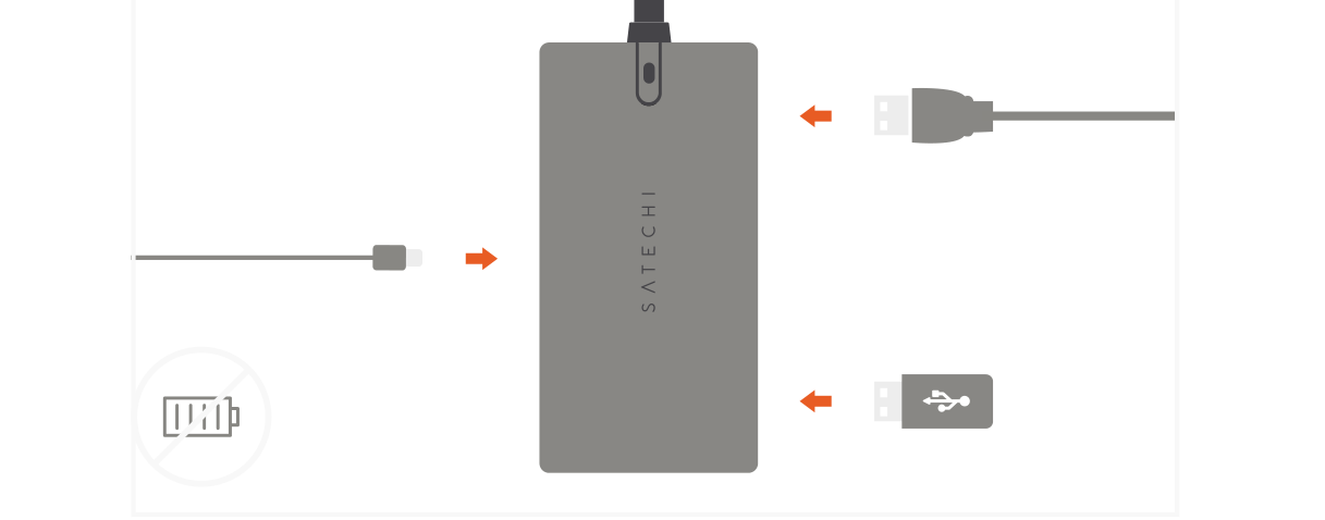 USB-C On-the-Go Multiport Adapter (ST-UCMBAM ST-UCMBAK) Quick Start Guide step 6: Connect USB peripherals to the adapter’s USB-C and USB-A data ports.