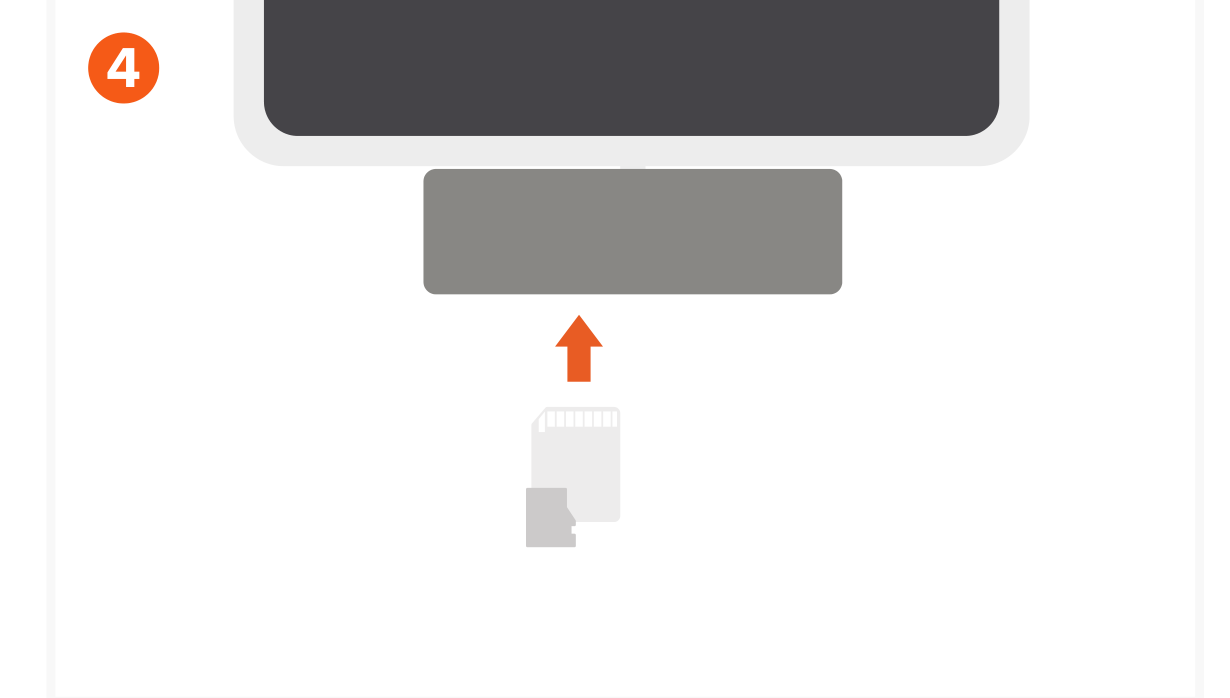 Mobile Pro Hub SD (ST-MPHSDM) Quick Start Guide step 4: Insert microSD or SD Cards into card reader slots.