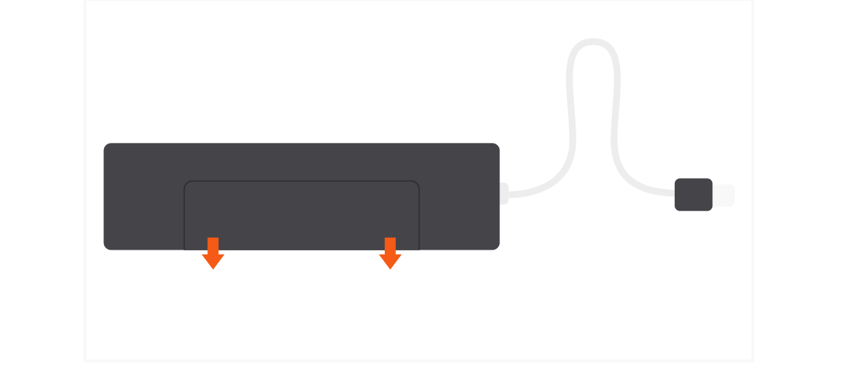 USB-C Hybrid Multiport Adapter (ST-UCHSEM ST-UCHSEK) Quick Start Guide step 1: To install the SSD, slide off the backside cover on the adapter.