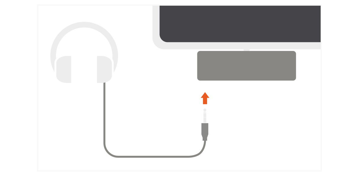 Aluminum Type-C Mobile Pro Hub Adapter Quick Start Guide step 5: Use 3.5mm headphone jack port to connect wired headphones or headset.