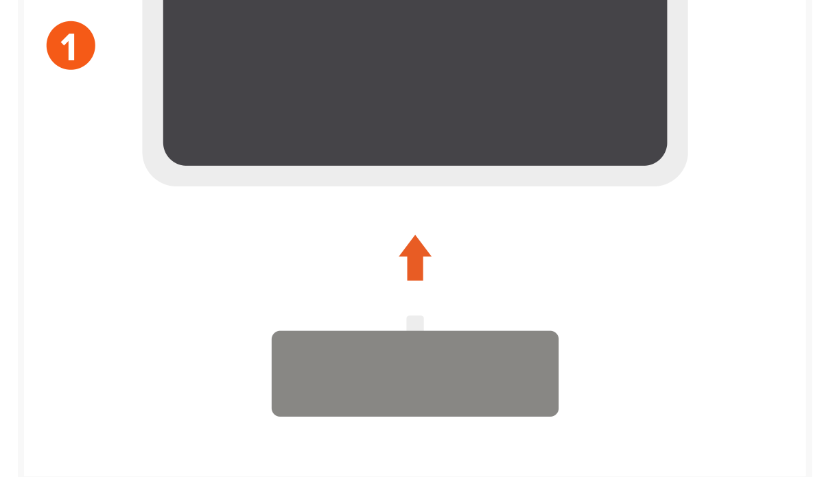 Mobile Pro Hub SD (ST-MPHSDM) Quick Start Guide step 1: Plug the hub into the USB-C port on your iPad or USB-C host device (requires USB3.1 Gen 2 or higher). Use the 