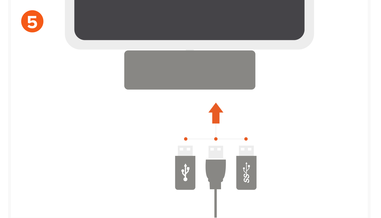 Mobile Pro Hub SD (ST-MPHSDM) Quick Start Guide step 5: Connect USB peripherals to the USB 3.0 data port.
