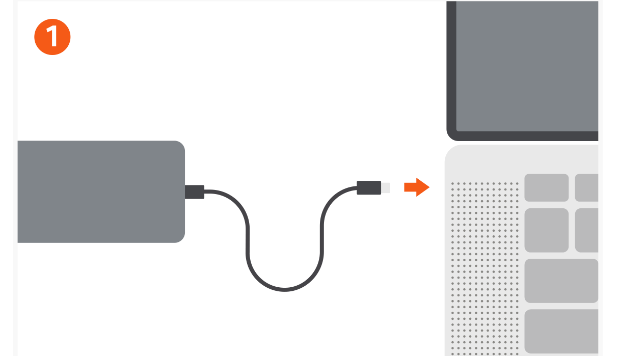 USB-C Multiport Adapter 8K With Ethernet V3 (ST-P8KEM ST-P8KES ST-P8KED) Quick Start Guide step 1: Connect the adapter to a compatible USB-C port on your host device.