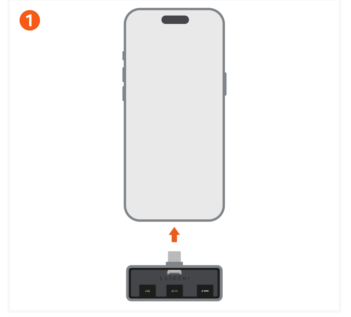 Mobile XR Hub with Audio (ST-HXRAJM) Quick Start Guide step 1: Connect the adapter to a compatible host device.