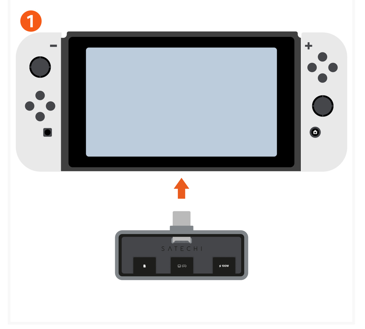 Mobile XR Hub with microSD Reader (ST-HXRSDM) Quick Start Guide step 1: Connect the adapter to a compatible host device.