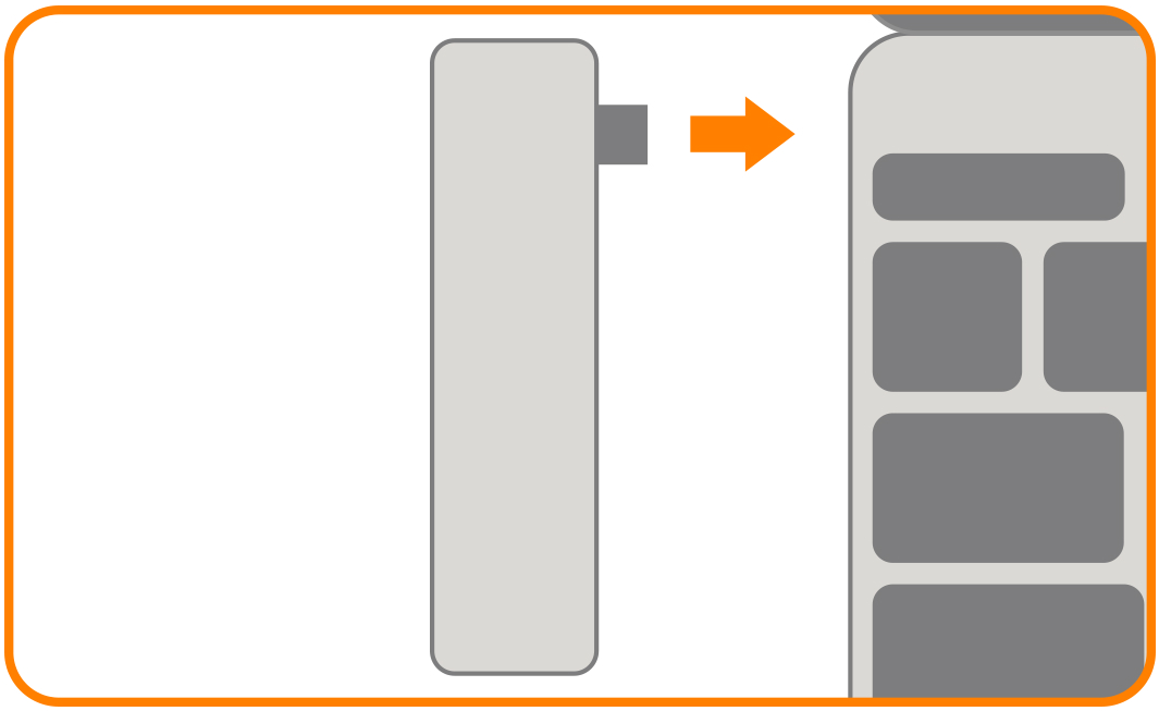 Type-C Pass-Through USB Hub (ST-TCUPS ST-TCUPM ST-TCUPR) Quick Start Guide step 1: Plug the hub into Type-C USB port.