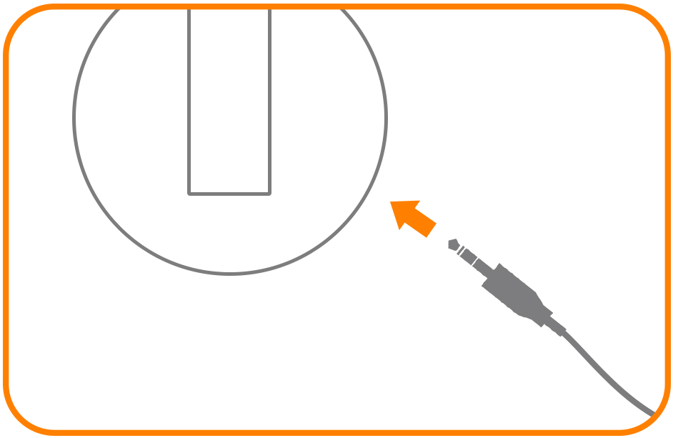 Aluminum USB 3.0 Headphone Stand (ST-UCHSHM) Quick Start Guide step 4: Connect your headset to 3,5mm port on the side of the Headset Stand.