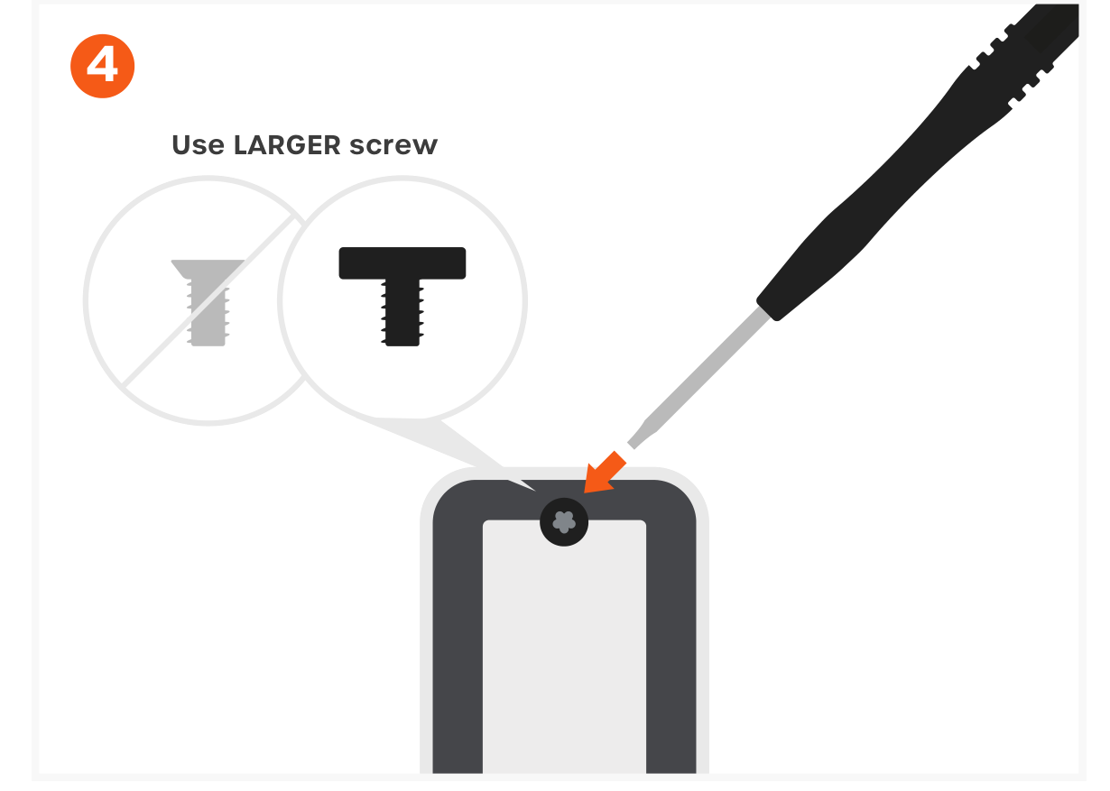 DotDisk™ 80Gbps SSD Enclosure (ST-EDD80C, ST-EDD80S) Quick Start Guide step 4: Secure the SSD • Secure with the SSD Screw. Fasten the SSD Screw (larger) into the screw hole to hold the SSD 