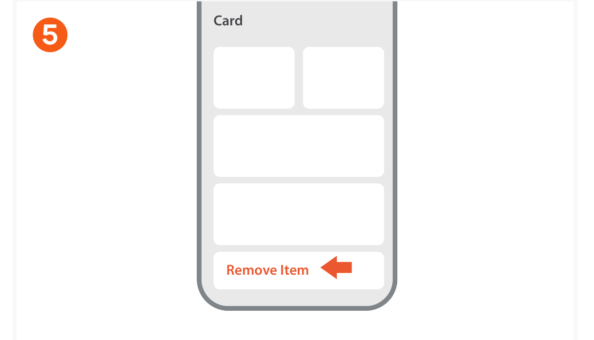 FindAll™ Card (ST-LFAWCK ST-LFAWCW ST-LFAWCR) Quick Start Guide step 5: To remove the Card, open the Find My app, tap the Card under Items, tap Remove Item, tap Remove, and confirm t