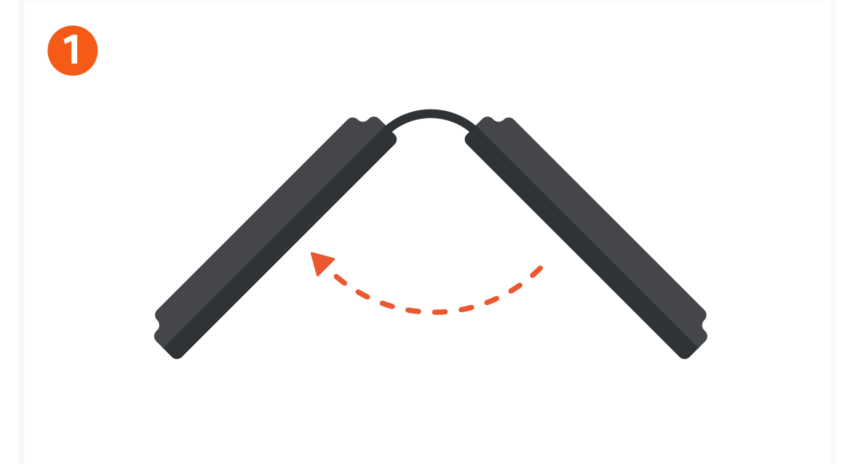 OntheGo™ Qi2 2-in-1 Wireless Charger (ST-QTG21K ST-QTG21W ST-QTG21R) Quick Start Guide step 1: Unfold the OntheGo™ 2-in-1 Charger to access the Qi2 and Apple Watch magnetic wireless charging modules.