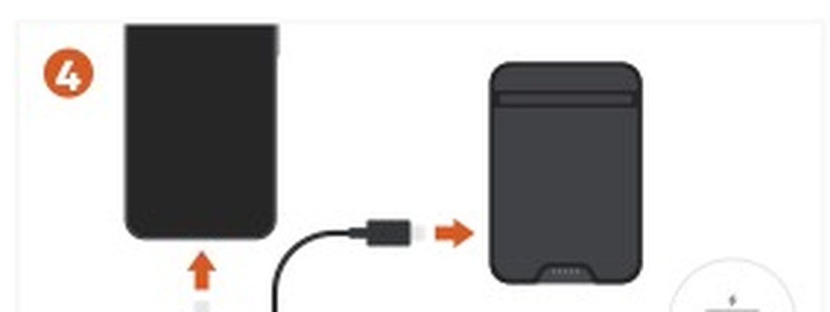 OntheGo™ Power Bank (10K) (ST-B10Q2SK ST-B10Q2SW ST-B10Q2SR) Quick Start Guide step 4: Use the USB-C port to recharge the power bank or charge USB-C tablets or smartphones.