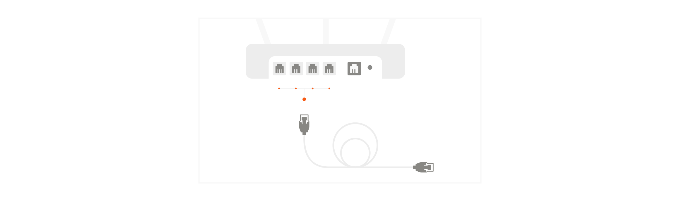 Aluminum Type-C to Gigabit Ethernet Adapter (ST-TCENS, ST-TCENM) Quick Start Guide step 1: Plug Ethernet cable into a LAN port of your modem or router.