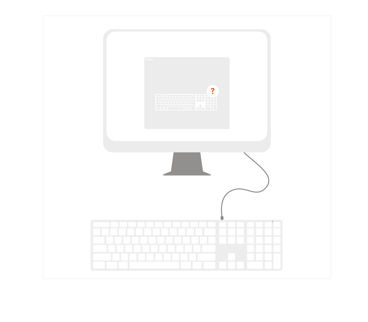 Slim W3 Wired Backlit Keyboard (ST-UCSW3M) Quick Start Guide step 2: On MacOS, “Keyboard Setup Assistant” may appear when first connecting the keyboard. Follow on-screen instructi