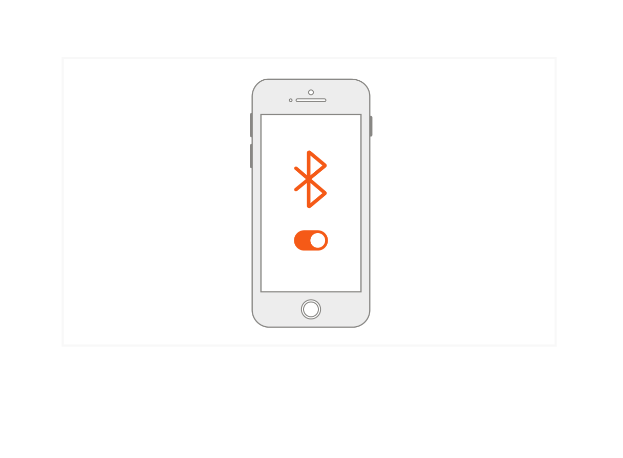Bluetooth Media Button (ST-BMB) Quick Start Guide step 1: Turn Bluetooth “ON” on your Smartphone.