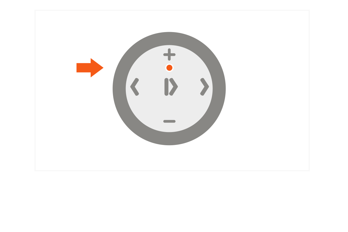 Bluetooth Media Button (ST-BMB) Quick Start Guide step 3: A blue LED will start blinking on the front of your Media Button.