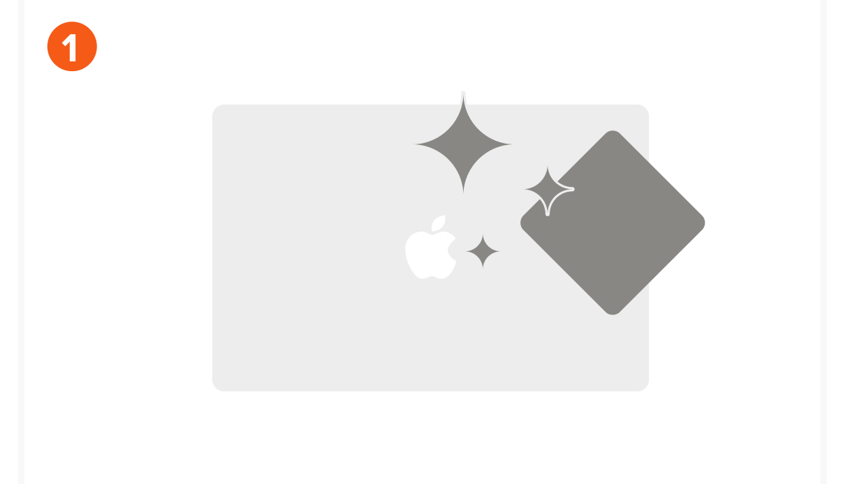 Eco-Hardshell Case For MacBook Pro (ST-MBP14CL ST-MBP14DR ST-MBP16CL ST-MBP16DR) Quick Start Guide step 1: Before installing the Eco Hardshell Case, please properly clean your computer.