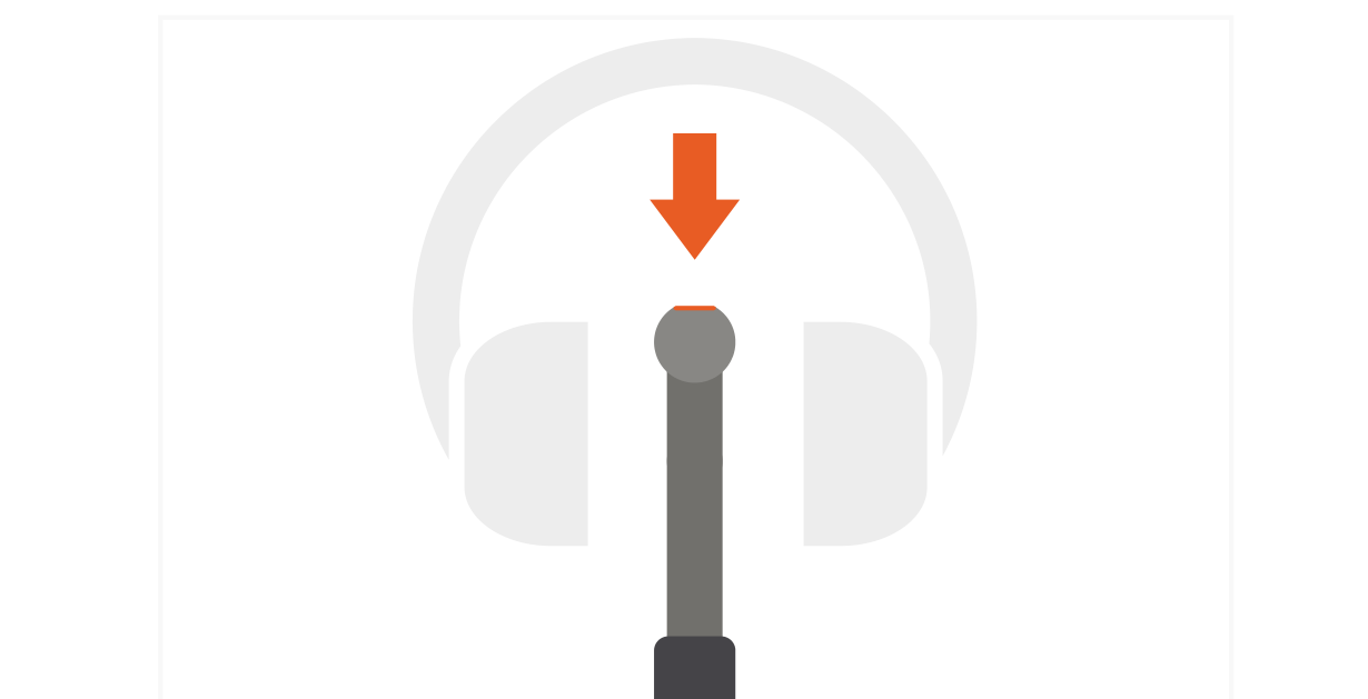 2-in-1 Headphone Stand with Wireless Charger (ST-UCHSMCM) Quick Start Guide step 6: Hang your headset on the Headset Stand. Rubberized surface securely keeps it in its place.