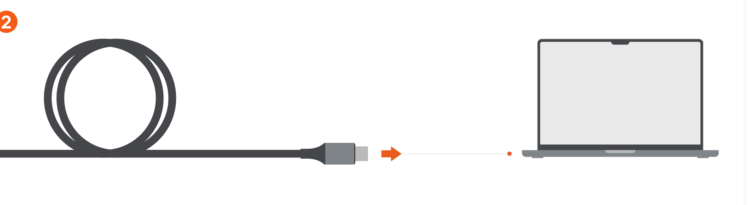 USB-C To HDMI 2.1 8K Cable (ST-YH8KCM) Quick Start Guide step 2: Connect USB-C to HDMI 2.1 8K Cable to your compatible host device.