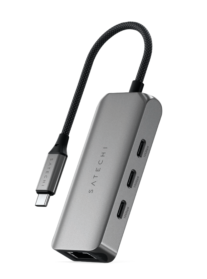 Satechi 4-in-1 USB-C Hub with 2.5 Gigabit Ethernet (ST-H3C25EM)