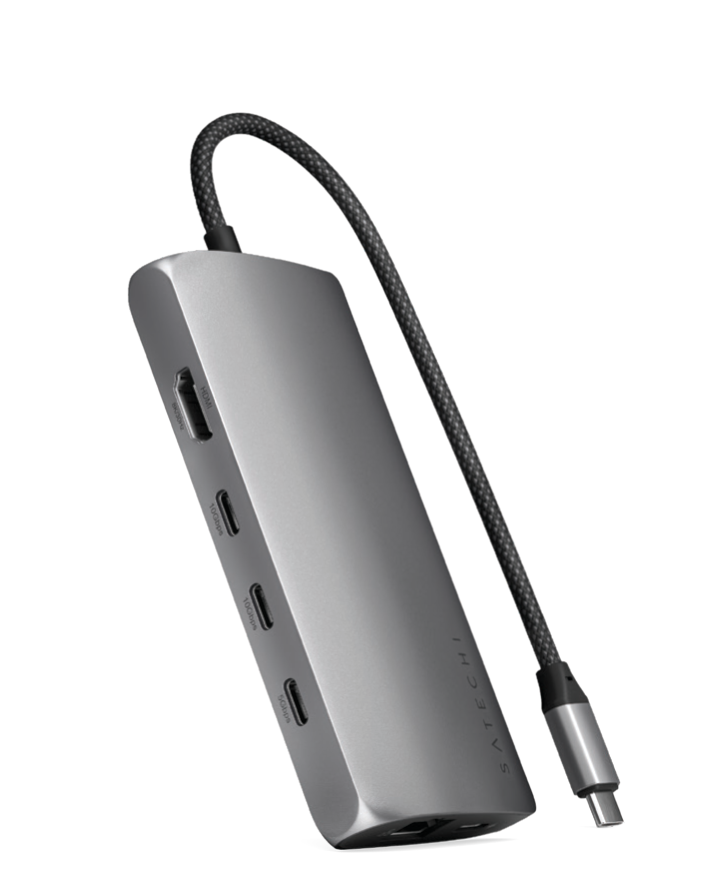 Satechi USB-C Multiport Adapter 8K With Ethernet V3 (ST-P8KEM / ST-P8KES / ST-P8KED)