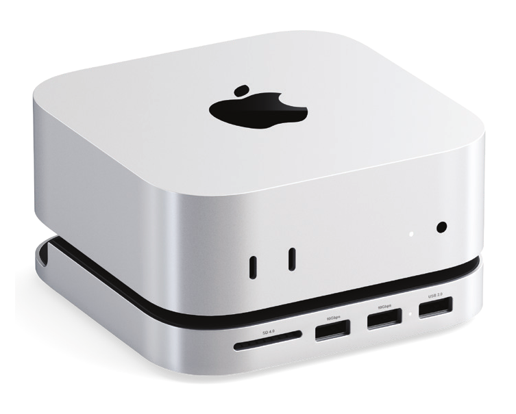 Satechi Mac Mini M4 Stand & Hub with SSD Enclosure (ST-GNMMES)