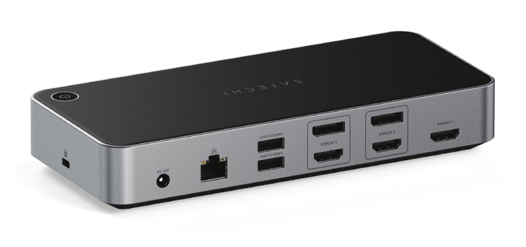 Satechi Triple 4K Display Docking Station (ST-D4KTM-US / ST-D4KTM-EU / ST-D4KTM-UK / ST-D4KTM-AU)