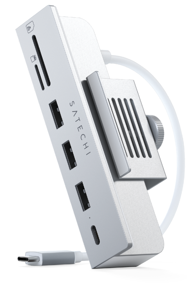 Satechi USB-C Clamp Hub for 24" iMac M1
