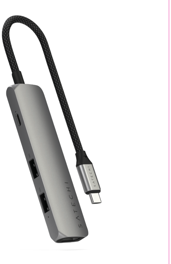 Satechi 4-in-1 USB-C Slim Multiport Adapter 4K
