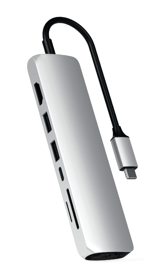 Satechi USB-C Slim Multi-Port with Ethernet Adapter