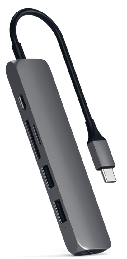 Satechi USB-C Slim Type-C Multi-Port Adapter V2
