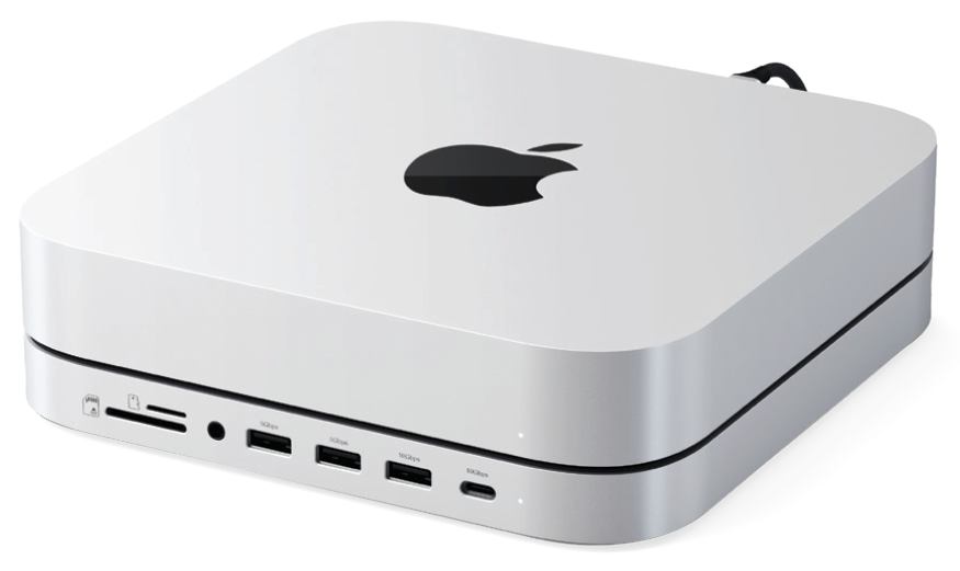 Satechi Stand & Hub For Mac Mini / Studio With NVMe SSD Enclosure