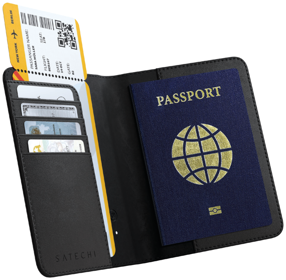 Satechi Vegan-Leather FindAll™ Passport Cover