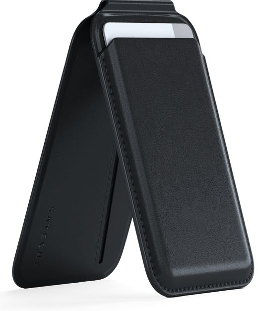 Satechi Vegan Leather Magnetic Wallet Stand